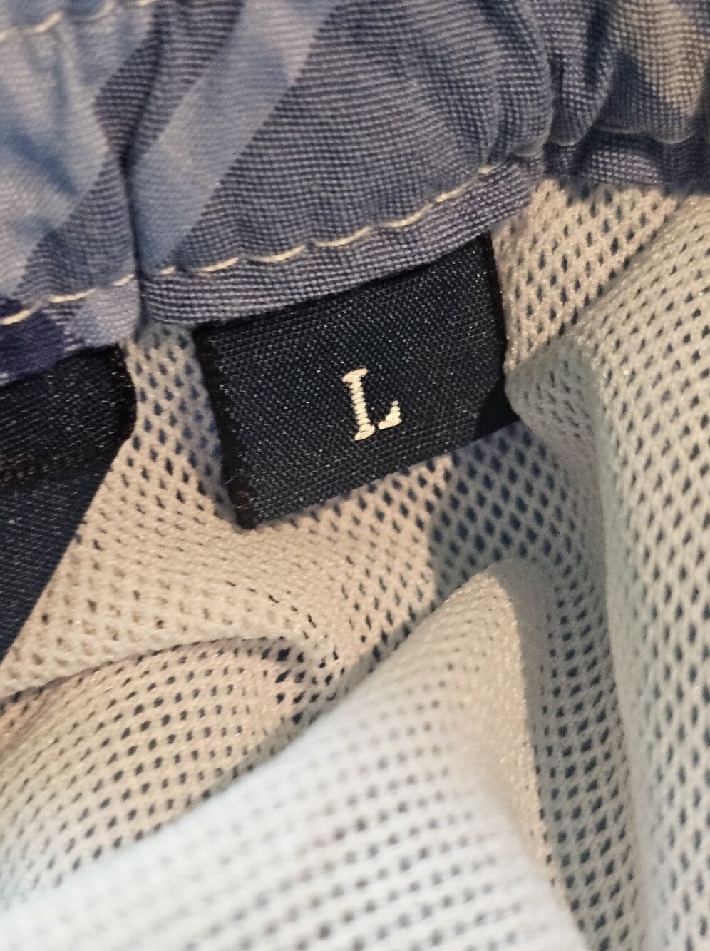 Vintage 90s Polo Ralph Lauren Cargo Lined Board Shorts Swim Trunks Light Blue L - Picture 10 of 16